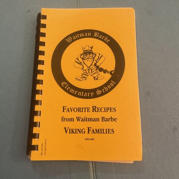 vtg Waitman Barbe Elementary Morgantown WV cookbook cook book c 1993 - Picture 1 of 10
